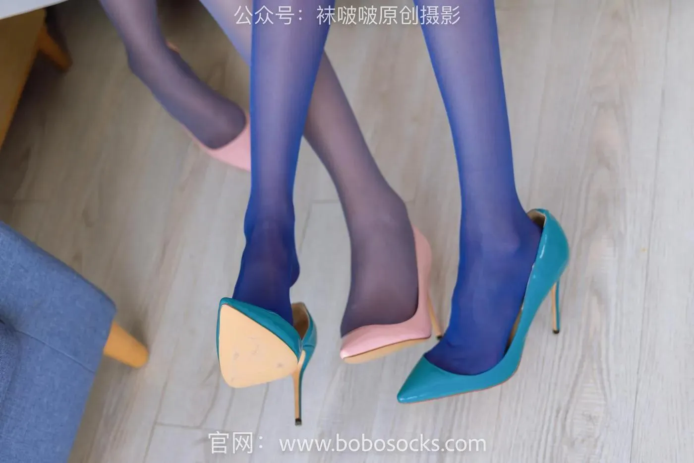 [BoBoSocks袜啵啵]NO.166 小甜豆稚予-板鞋、运动鞋、高跟鞋、白棉袜、蓝丝[1] [76P]插图7
